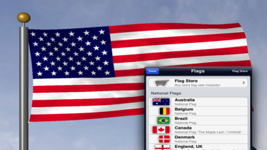 flag waver app