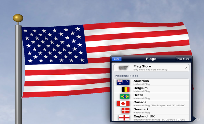 flag waver app